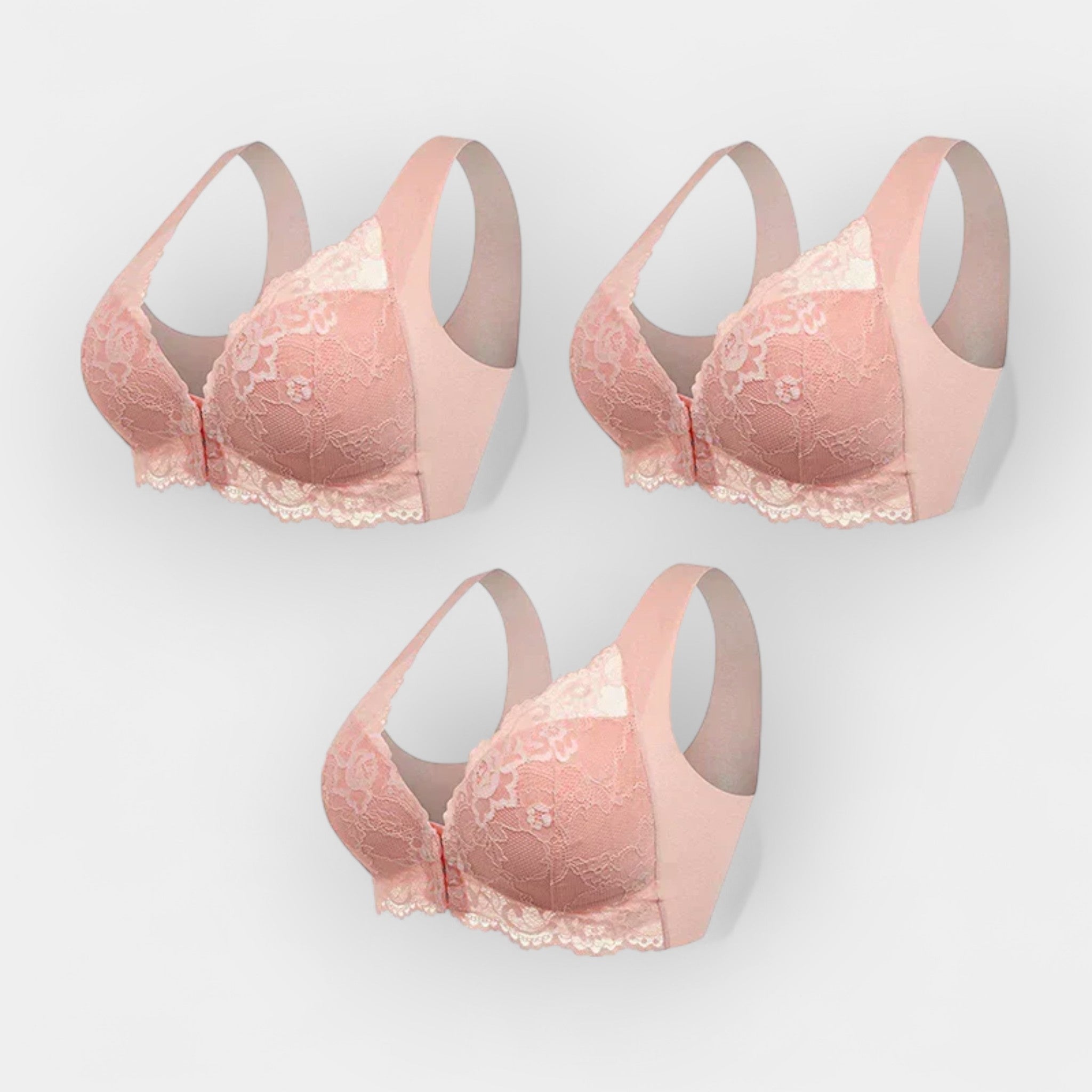 Soutien-gorge sans fil avec fermeture frontale (Pack de 3)