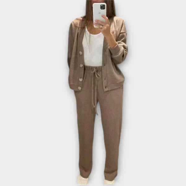 Blouse à Manches Longues et Pantalon