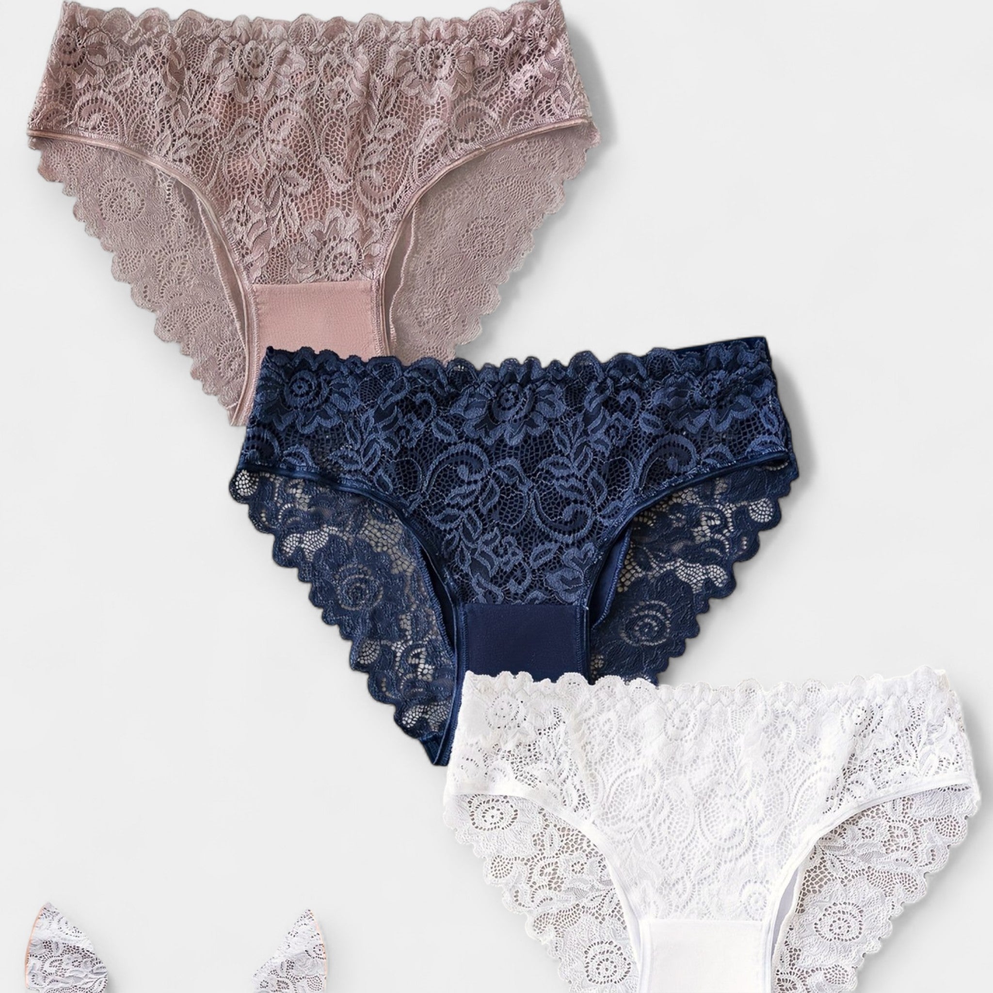 Lot de 3 Culottes en Dentelle