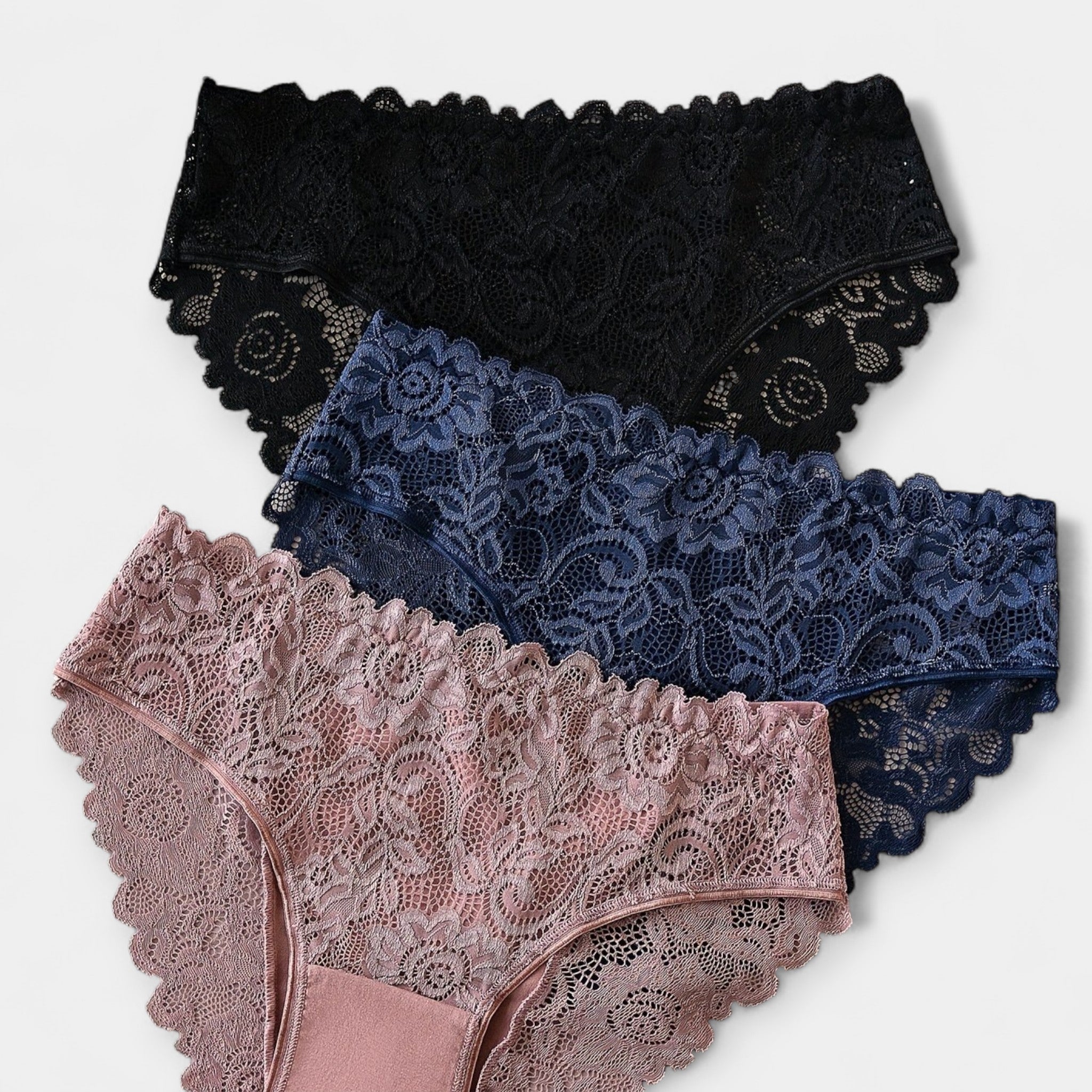 Lot de 3 Culottes en Dentelle