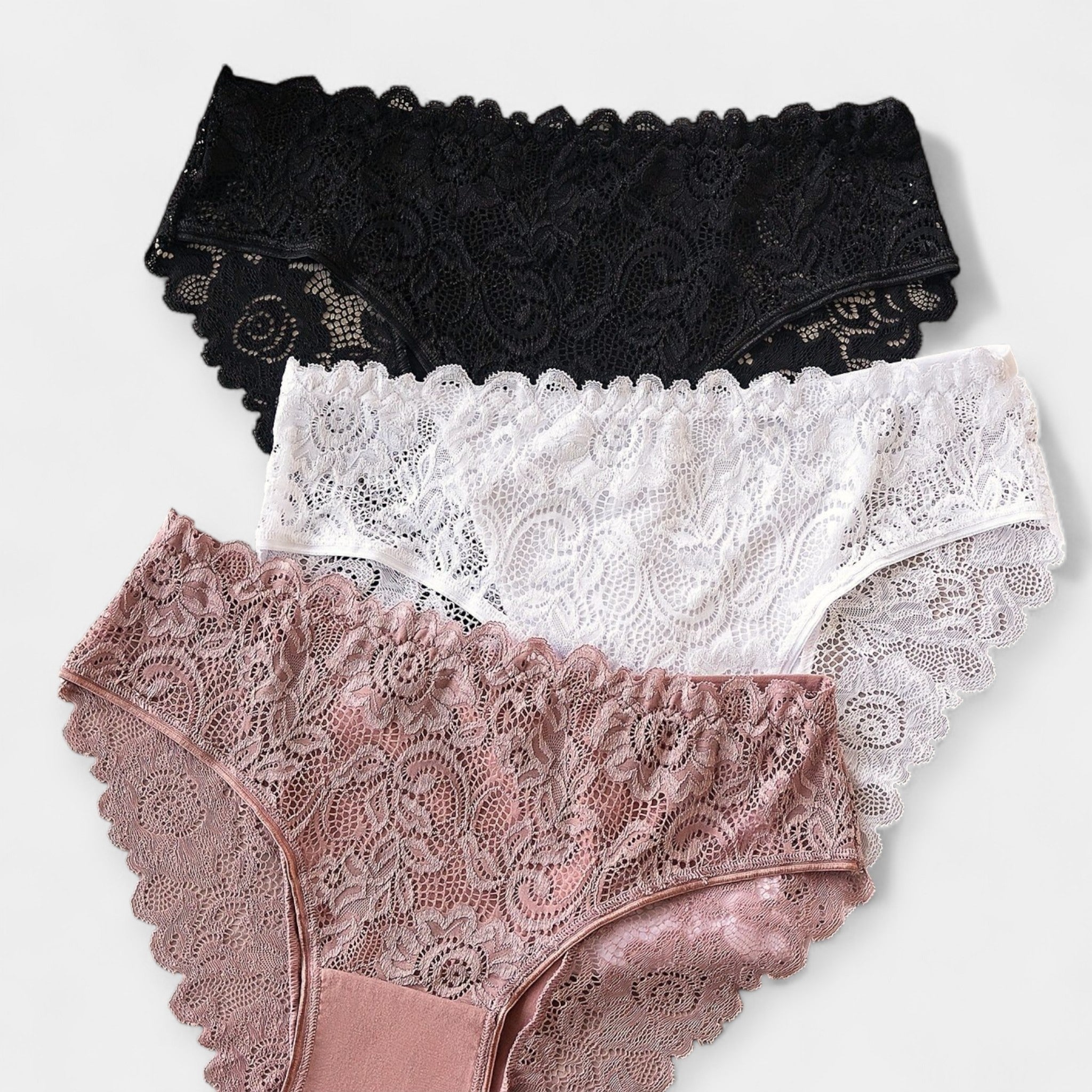Lot de 3 Culottes en Dentelle