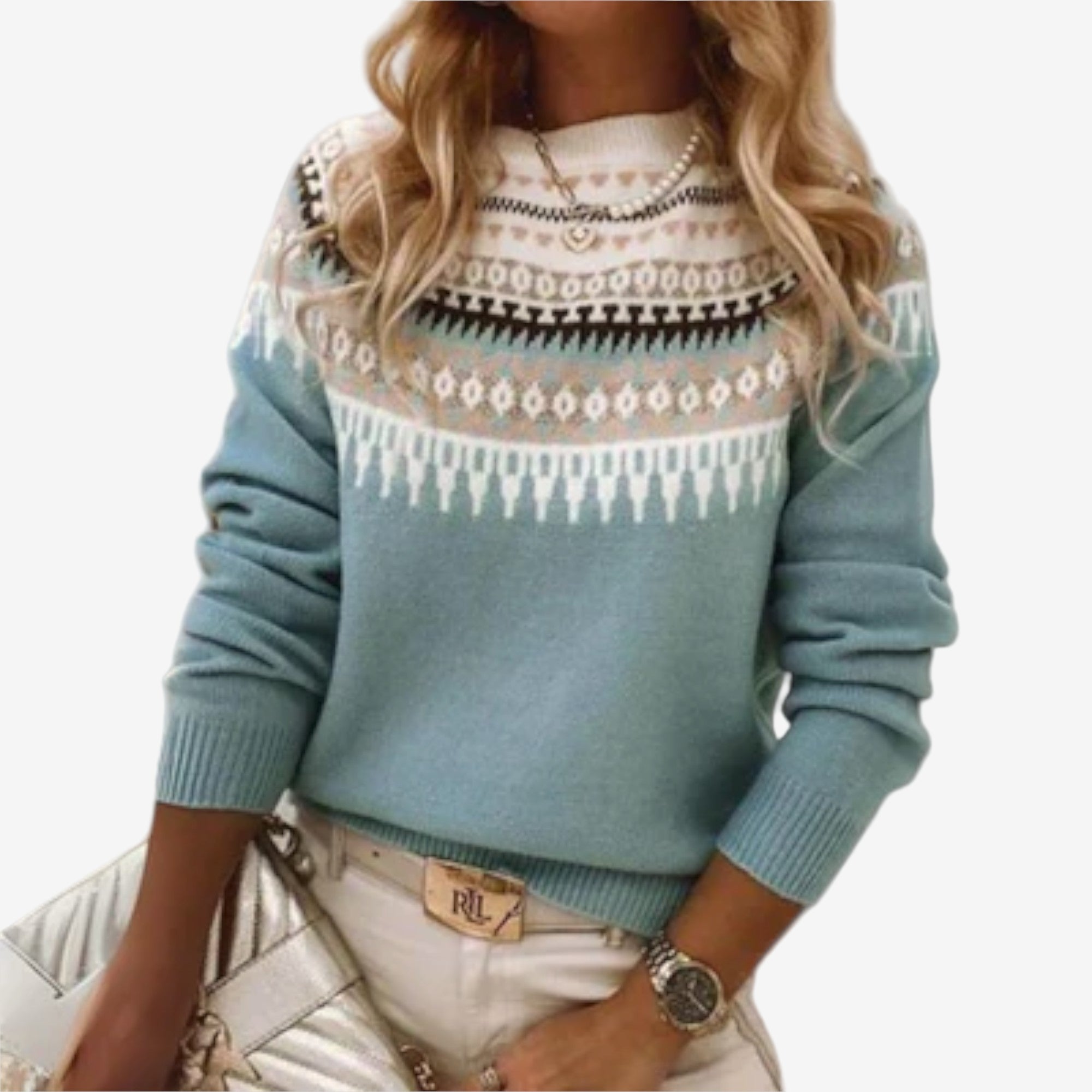 Lina™ Pull en Tricot Élégant