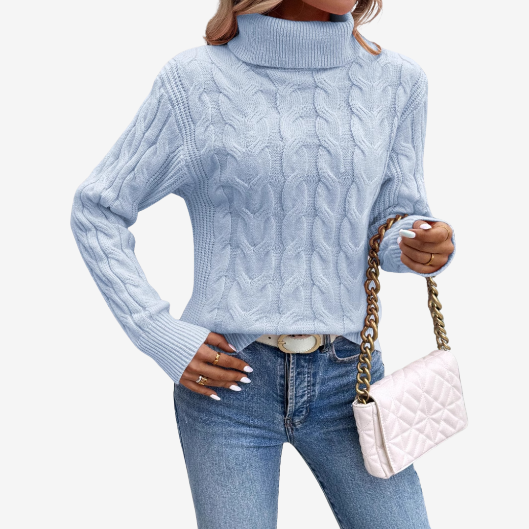 Pull Col Roulé Classique Odile™