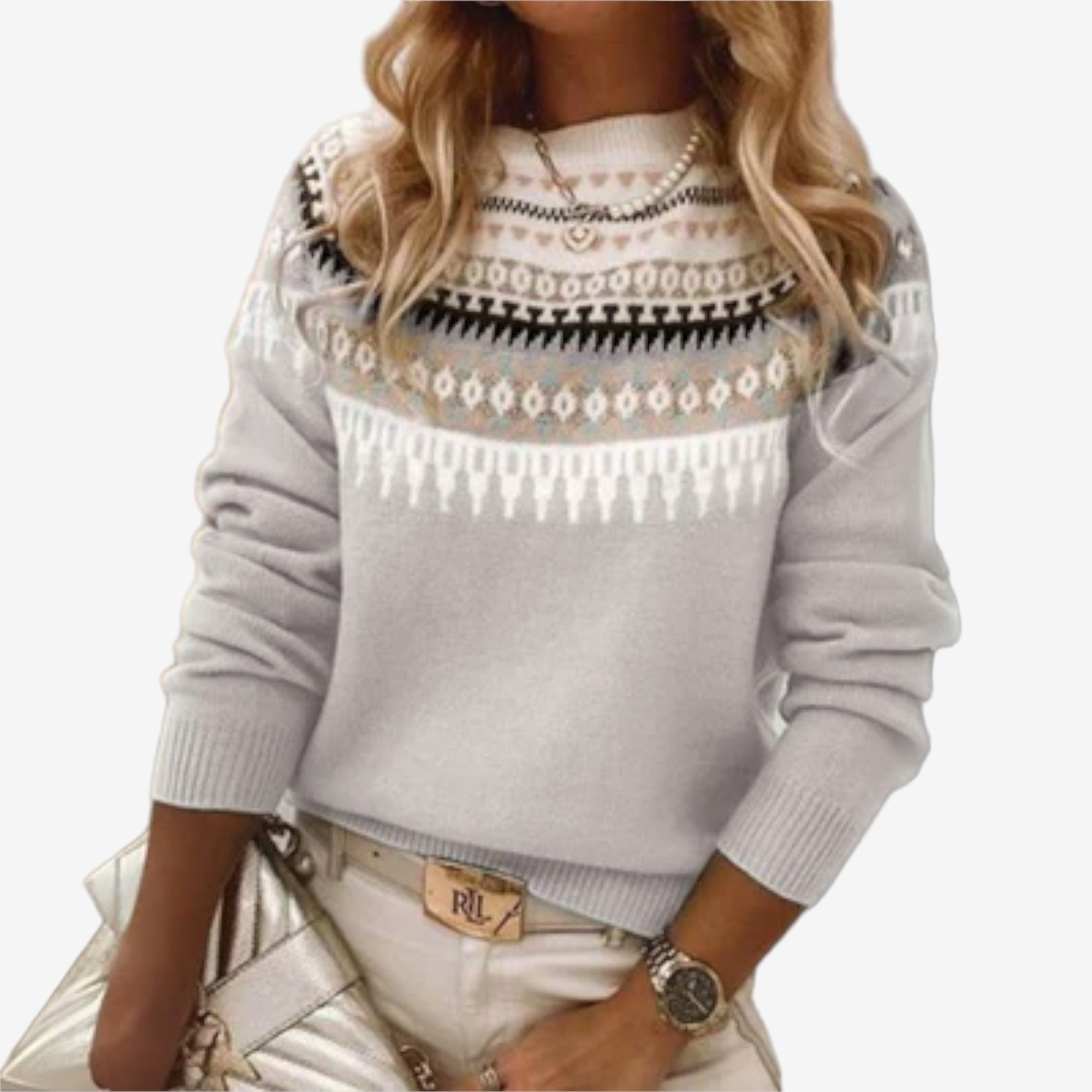 Lina™ Pull en Tricot Élégant