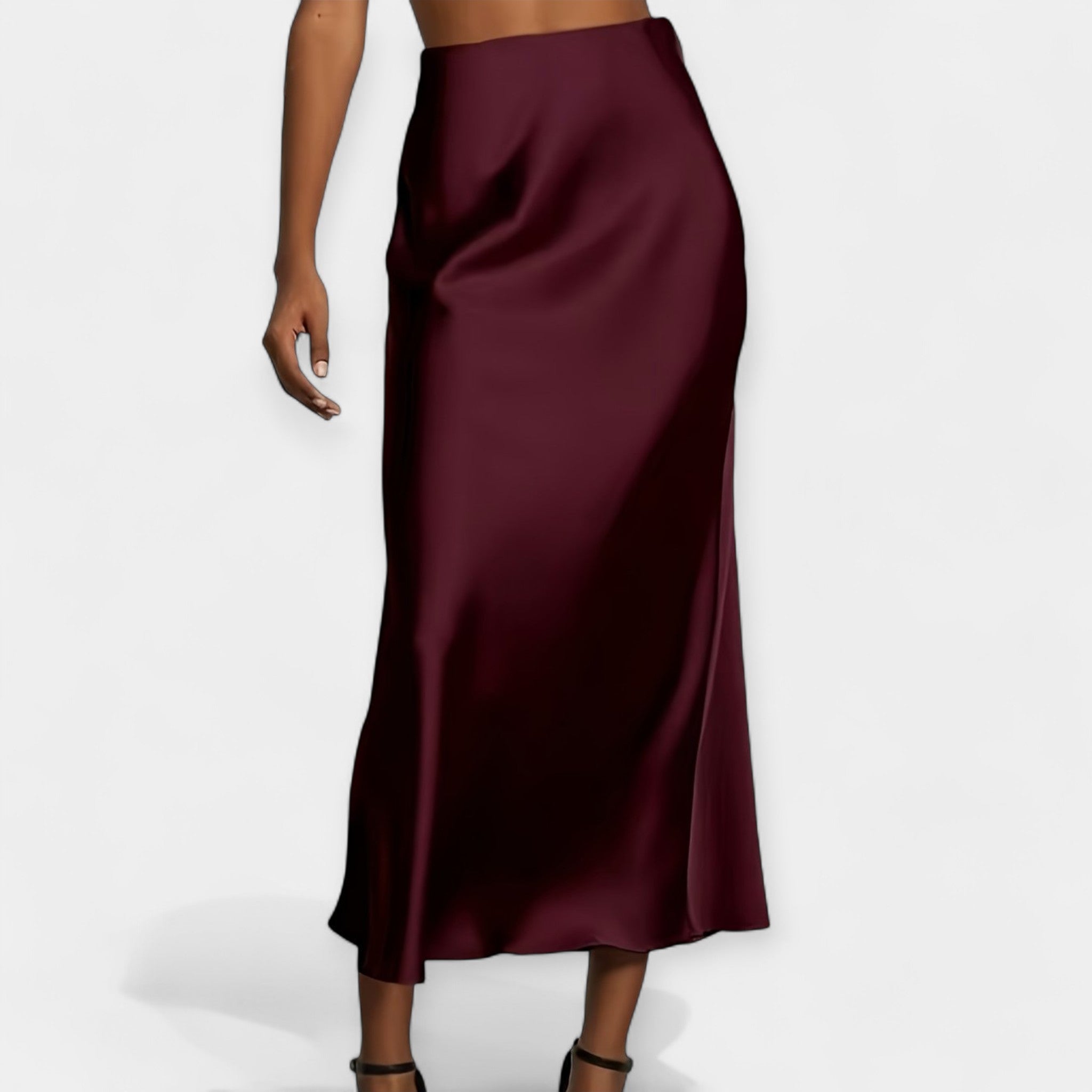 Jupe en Satin Élégante