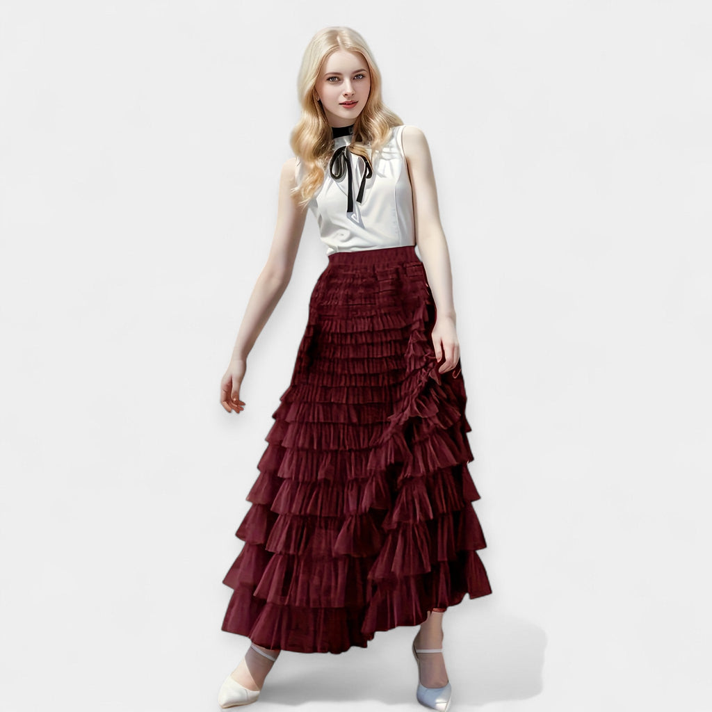Jupe en Tulle avec Volume et Élégance