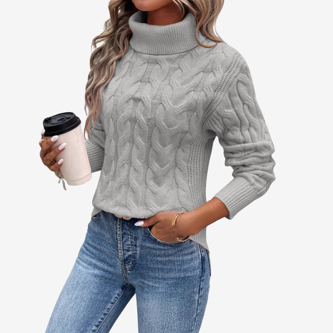 Pull Col Roulé Classique Odile™