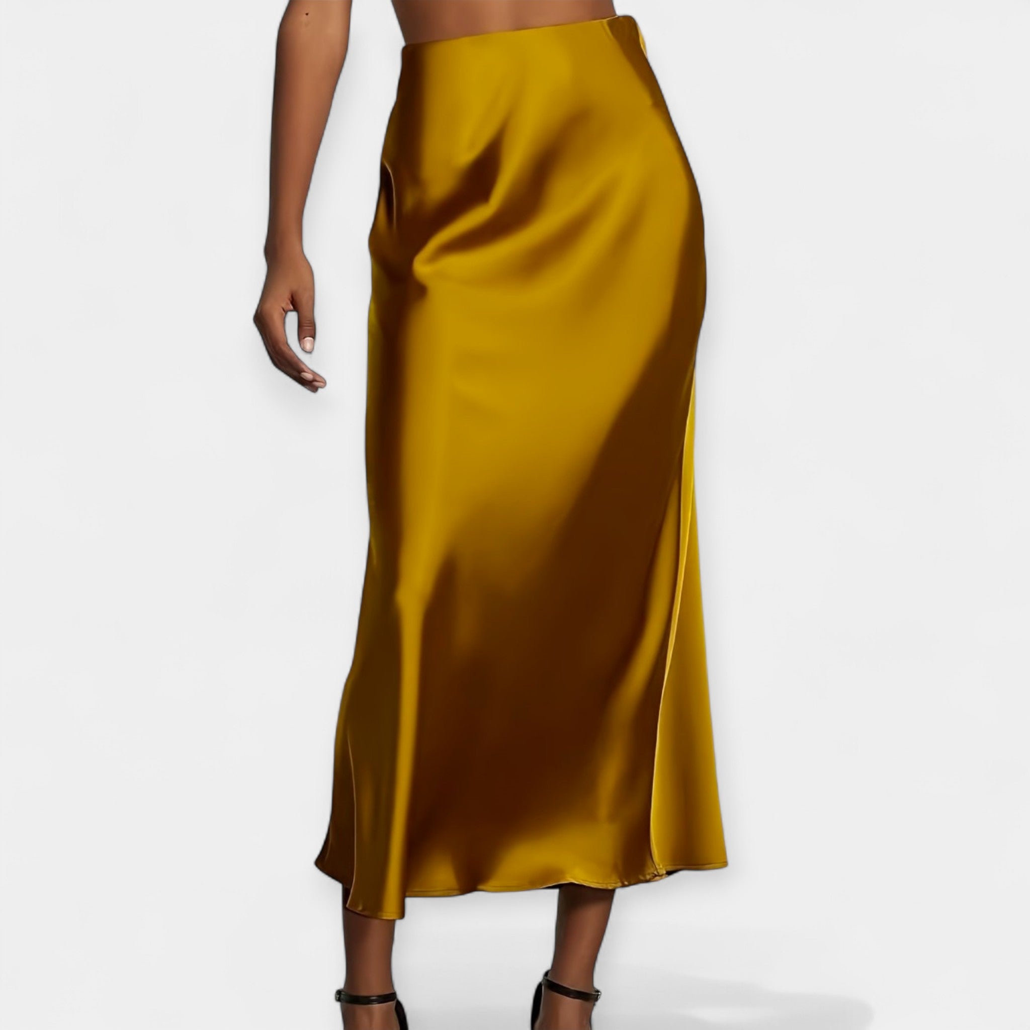 Jupe en Satin Élégante