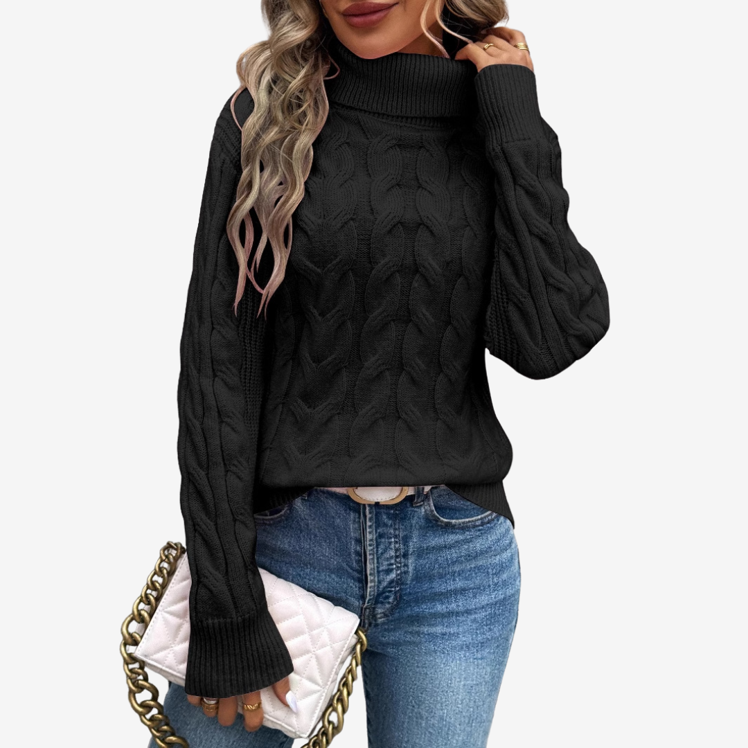 Pull Col Roulé Classique Odile™