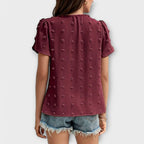 Charlotte - blouse à pois
