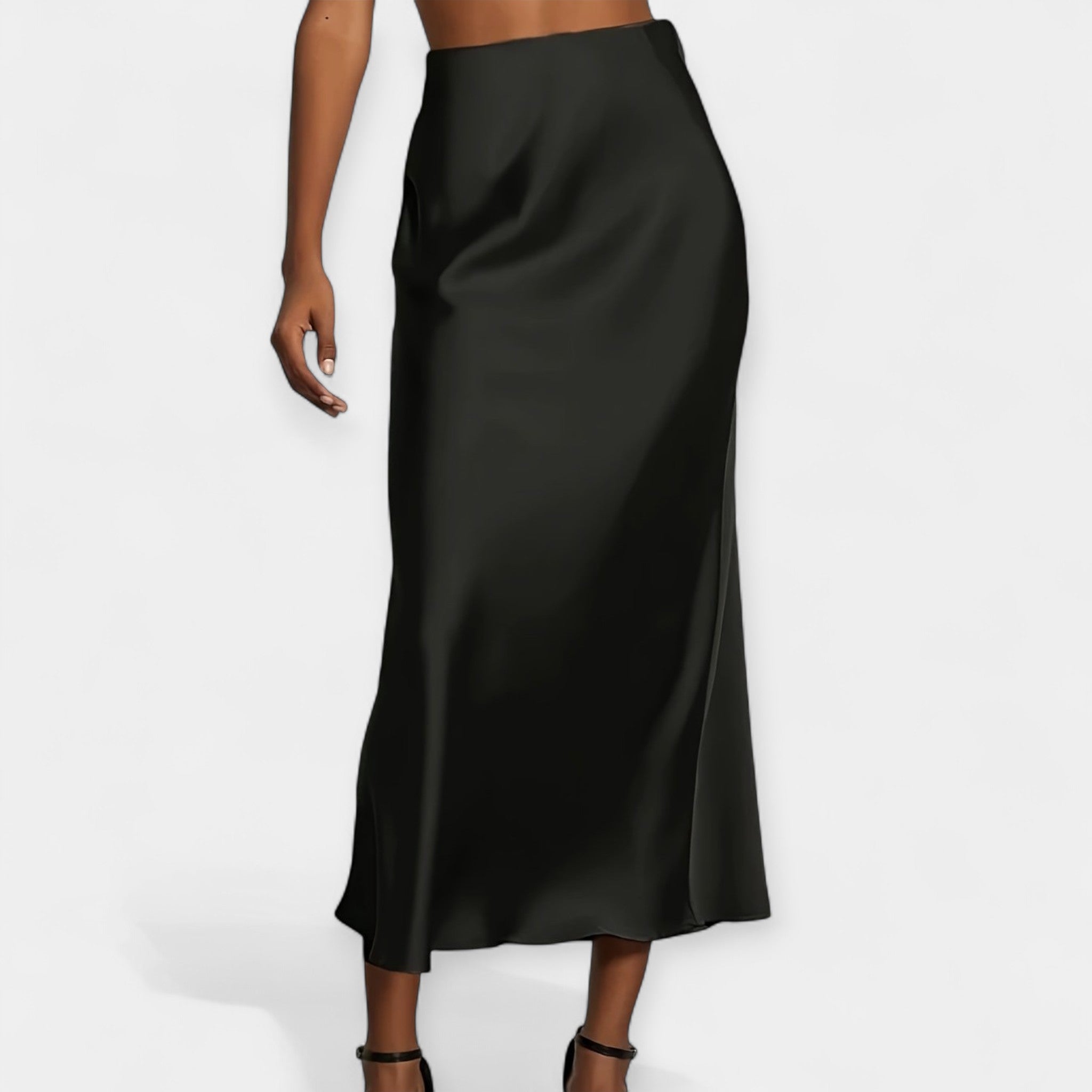 Jupe en Satin Élégante