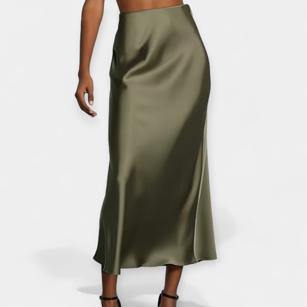 Jupe en Satin Élégante