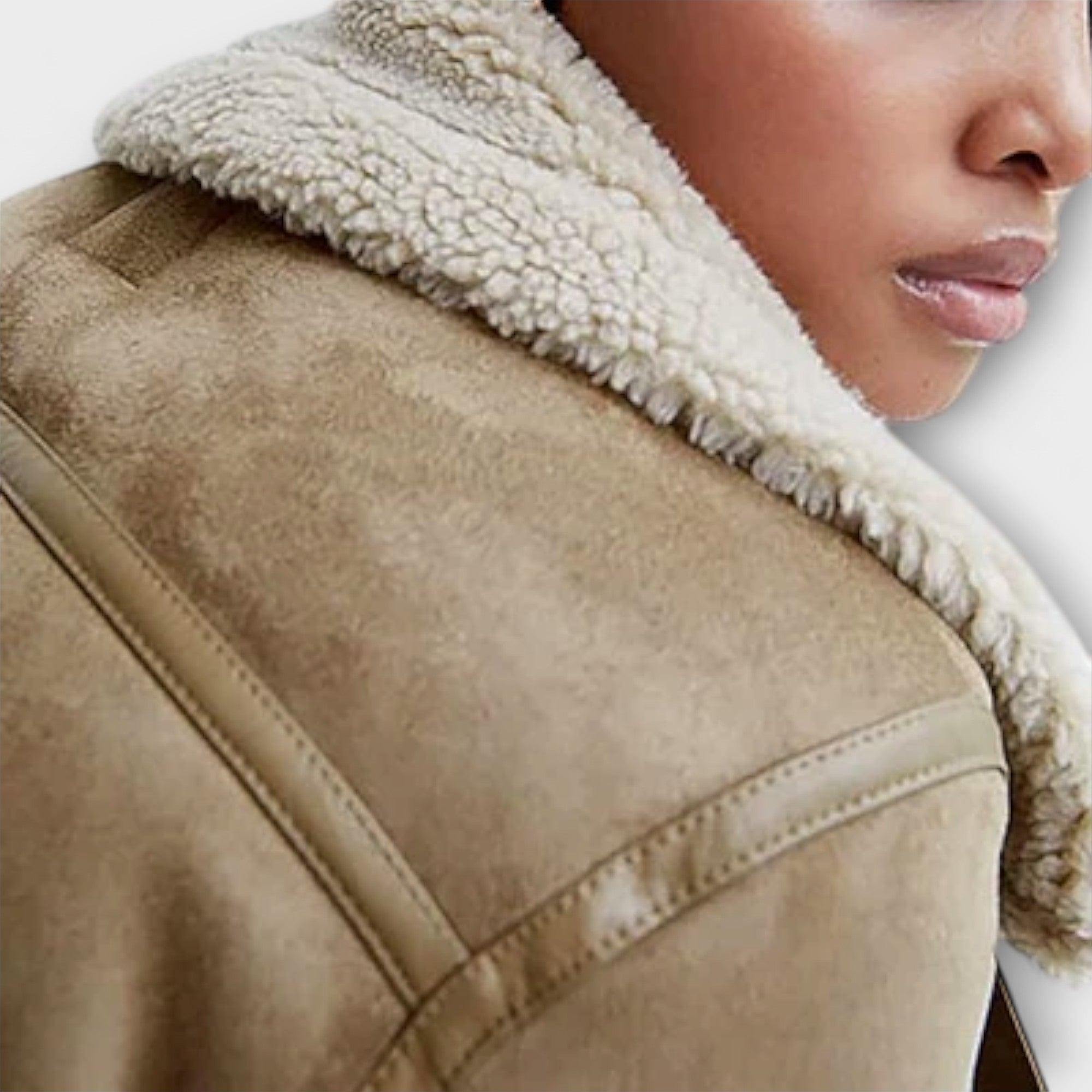 Veste Aviateur en Mouton Aurora