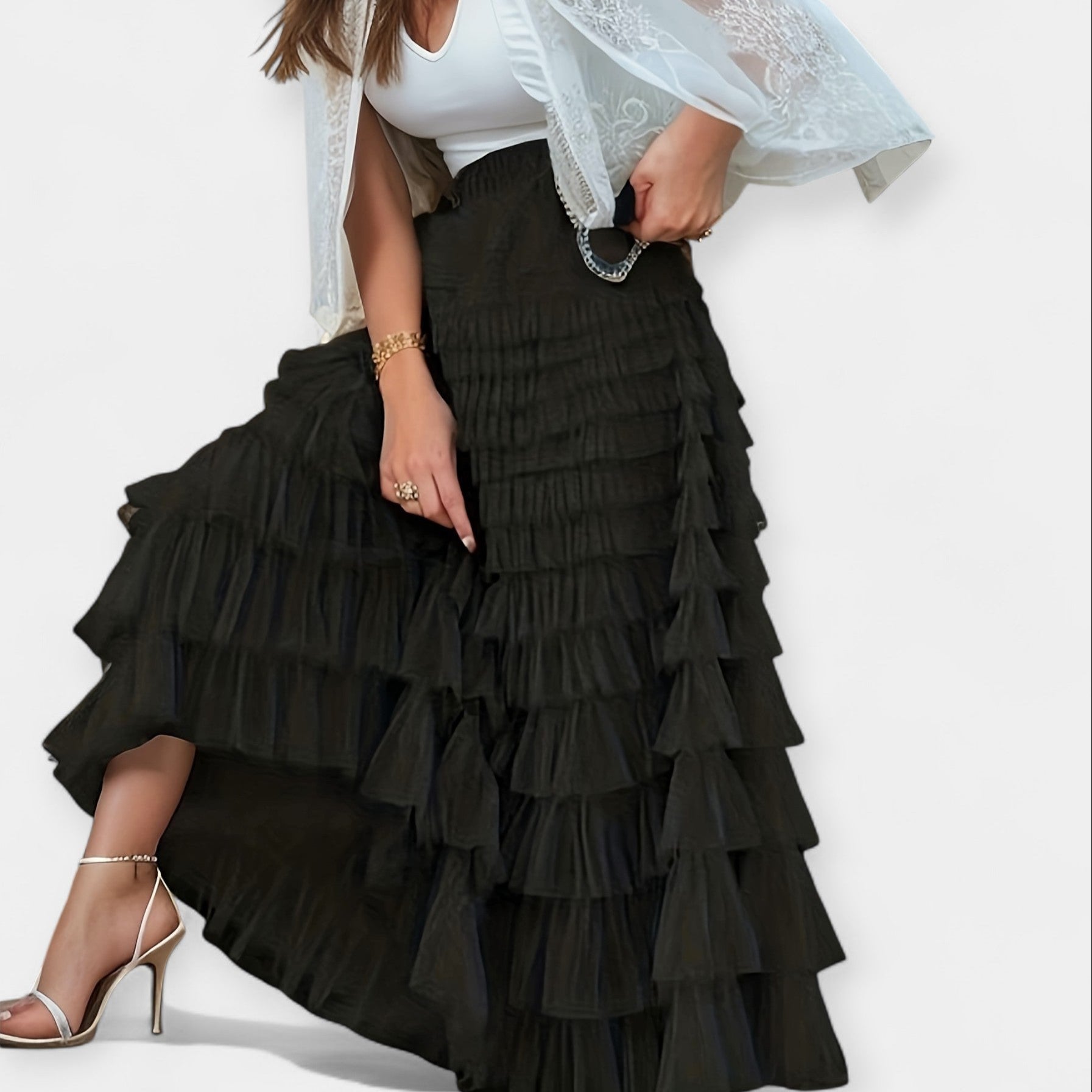 Jupe en Tulle avec Volume et Élégance
