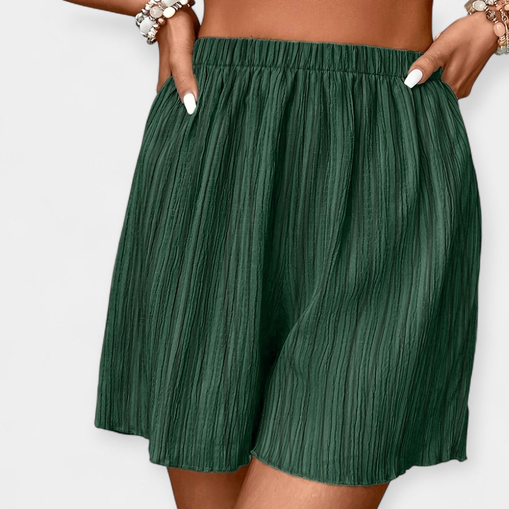 Shorts Classiques avec Taille Élastique