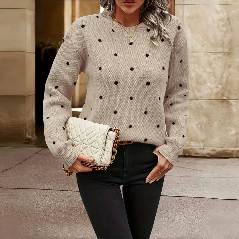 Esmee | Pull à pois classique