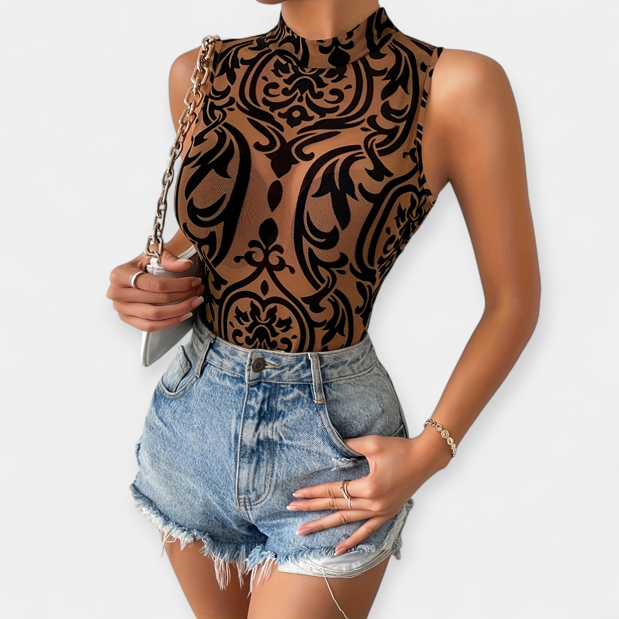 Body en Crochet Géométrique