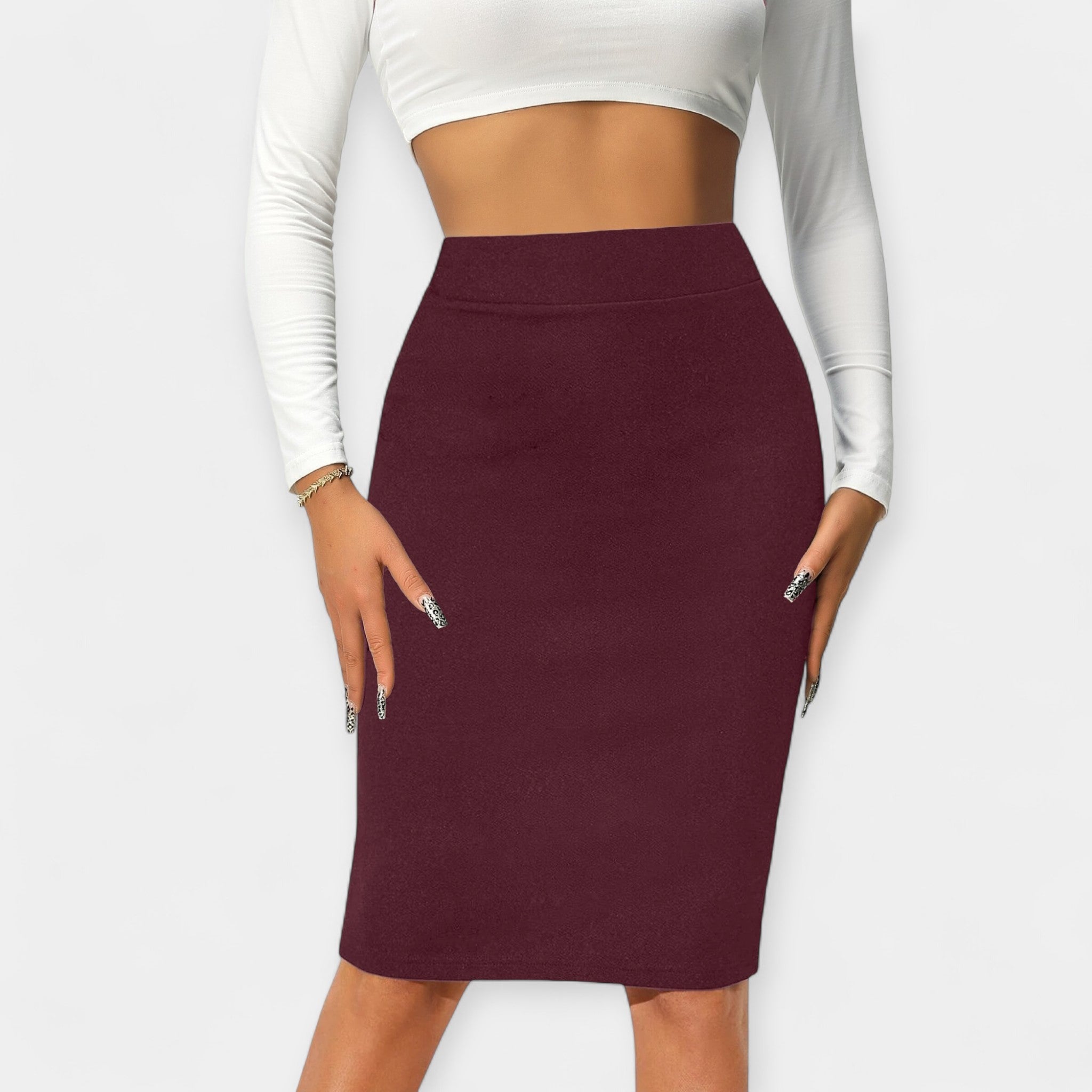 Jupe Midi Professionnelle