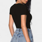 Body léger avec décolleté en V