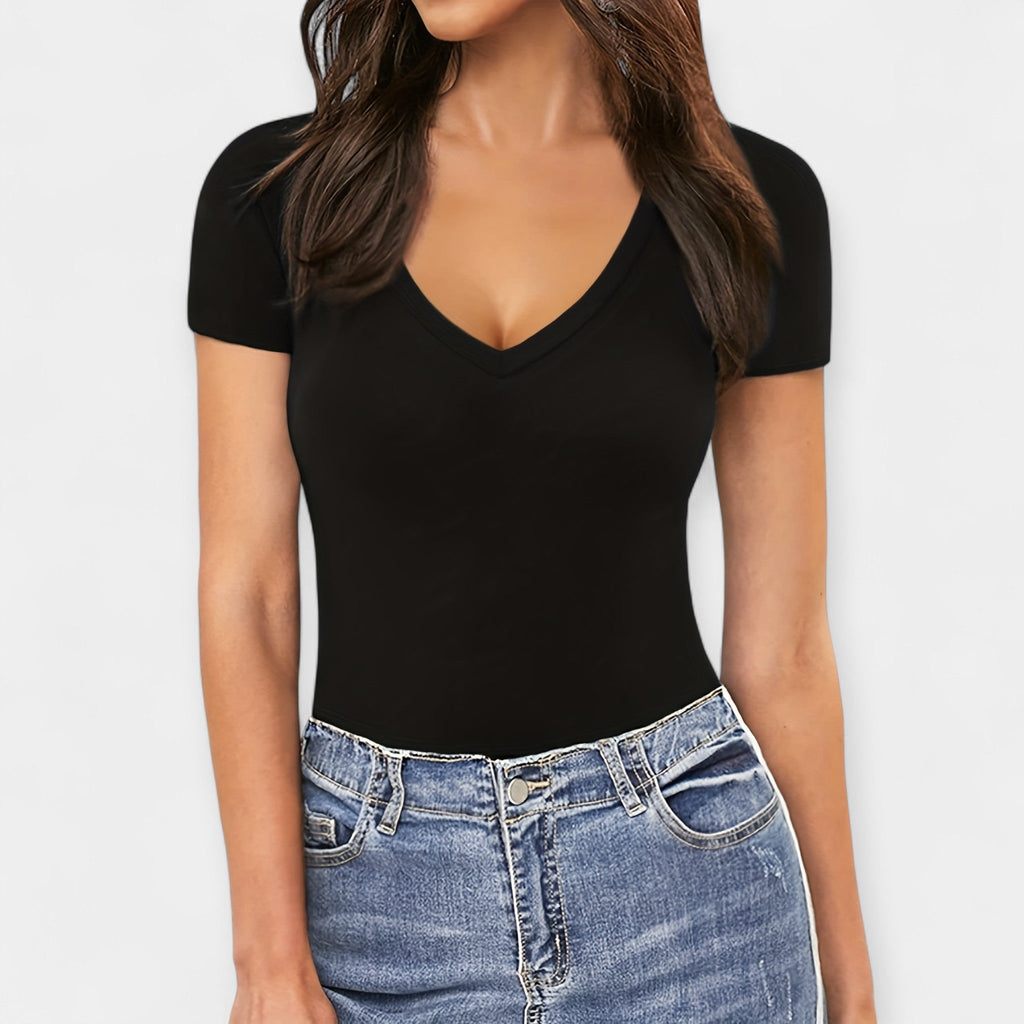 Body léger avec décolleté en V