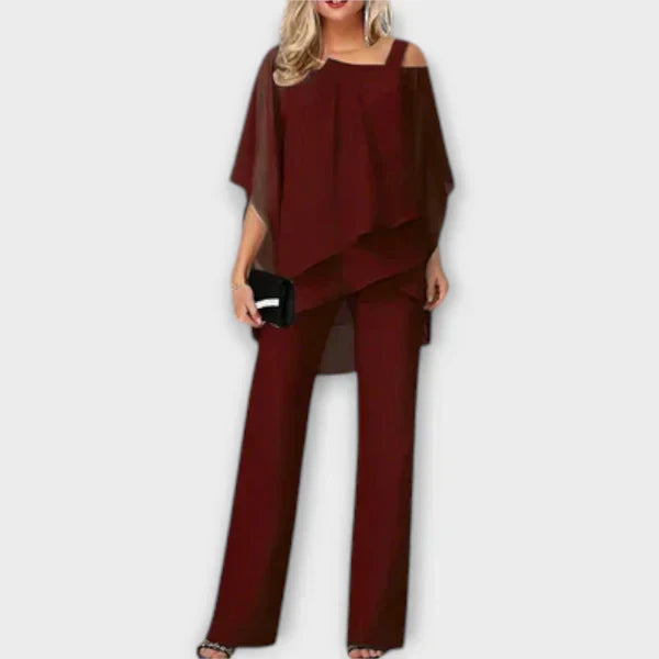 Ensemble de Soirée en Chiffon
