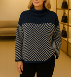Malene | Pull en Coton à Col Roulé