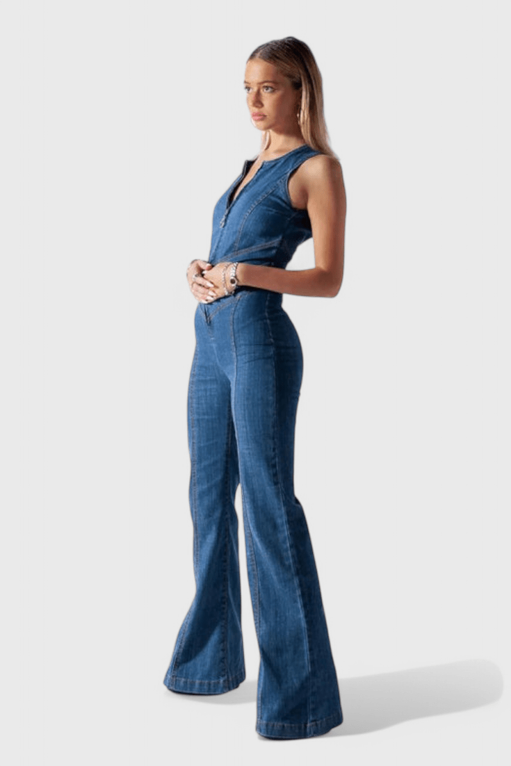 Ditte | Salopette en Denim