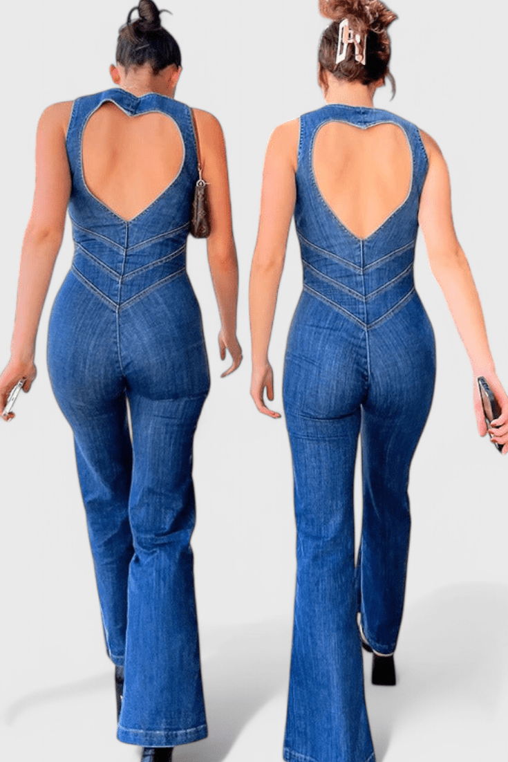 Ditte | Salopette en Denim