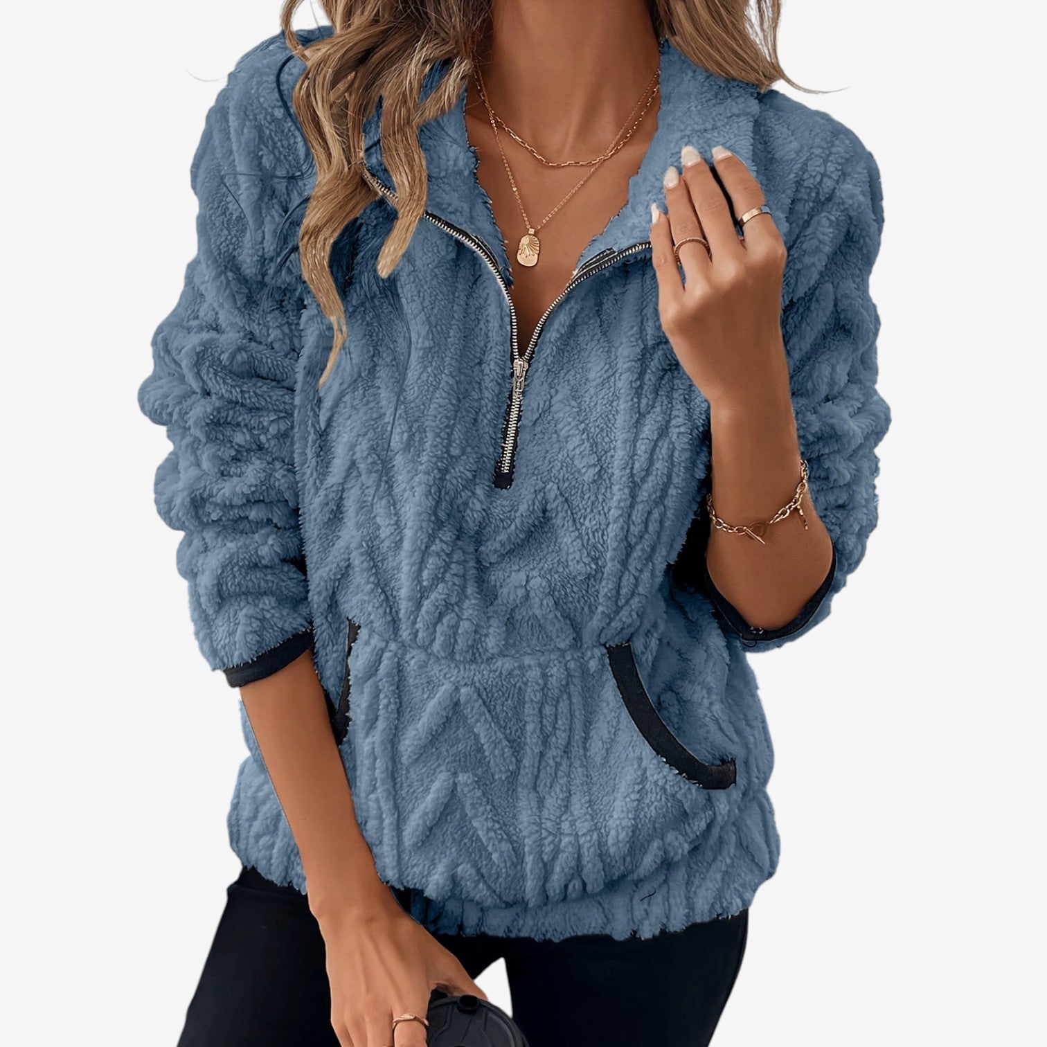 Annie™ Gilet Zippé Douillet