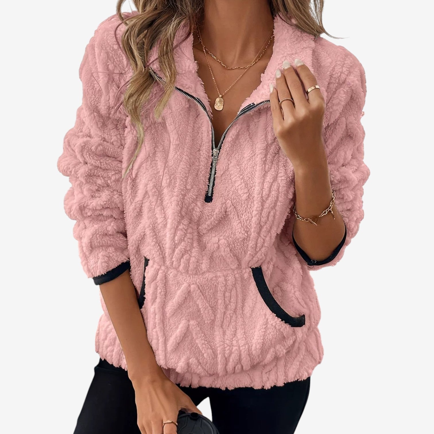 Annie™ Gilet Zippé Douillet