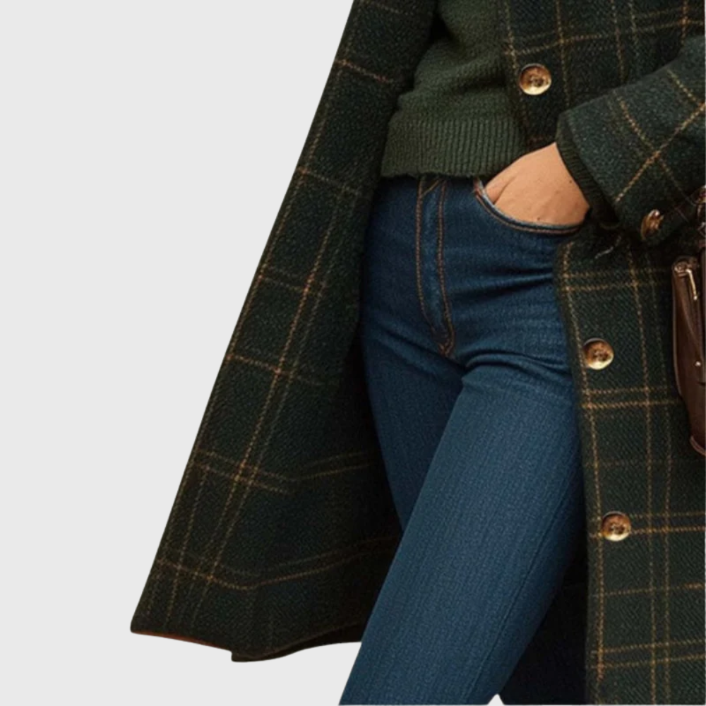 Marwell | Manteau en mélange de laine chaud