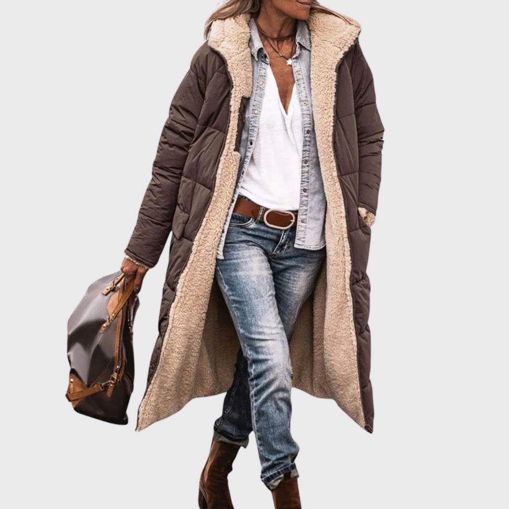 Fairford | Manteau Puffer Rembourré Réversible en Laine