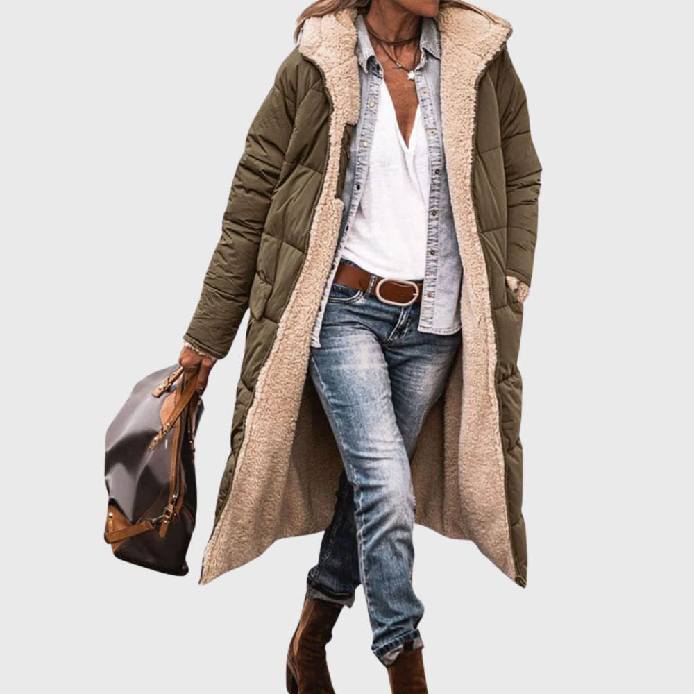 Fairford | Manteau Puffer Rembourré Réversible en Laine
