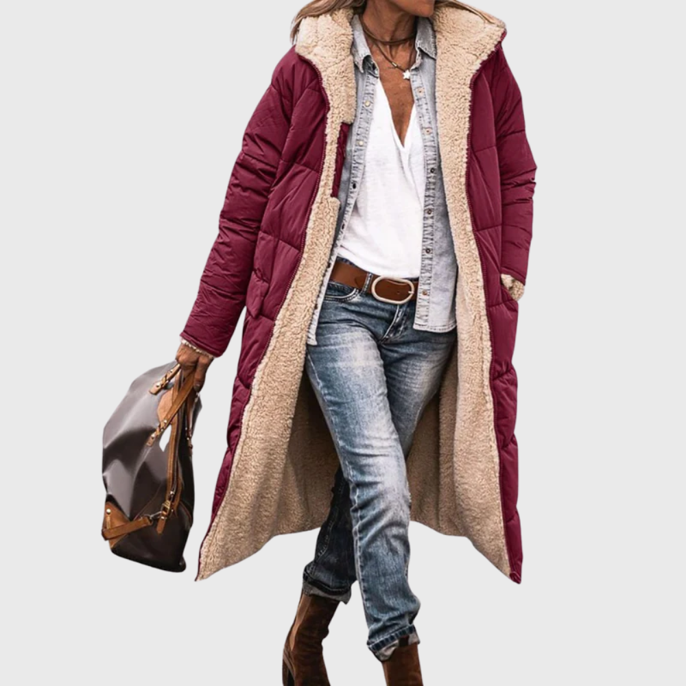 Fairford | Manteau Puffer Rembourré Réversible en Laine
