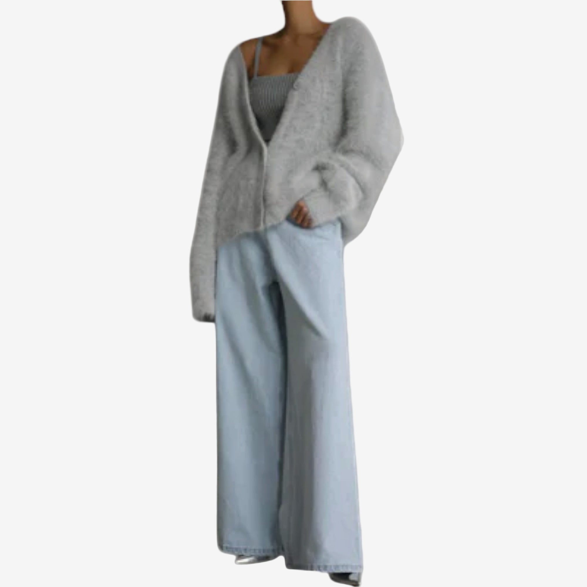 Pull en tricot pelucheux Lilah™