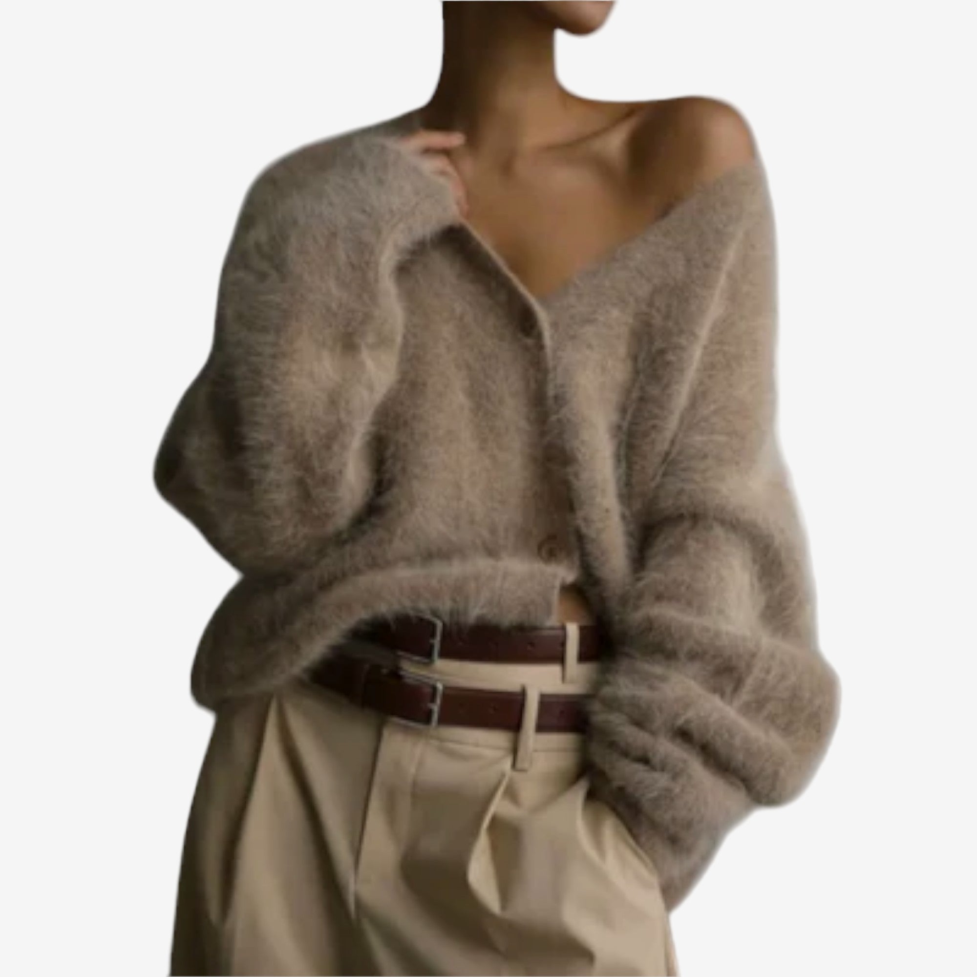 Pull en tricot pelucheux Lilah™