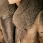 Veste en cuir de mouton