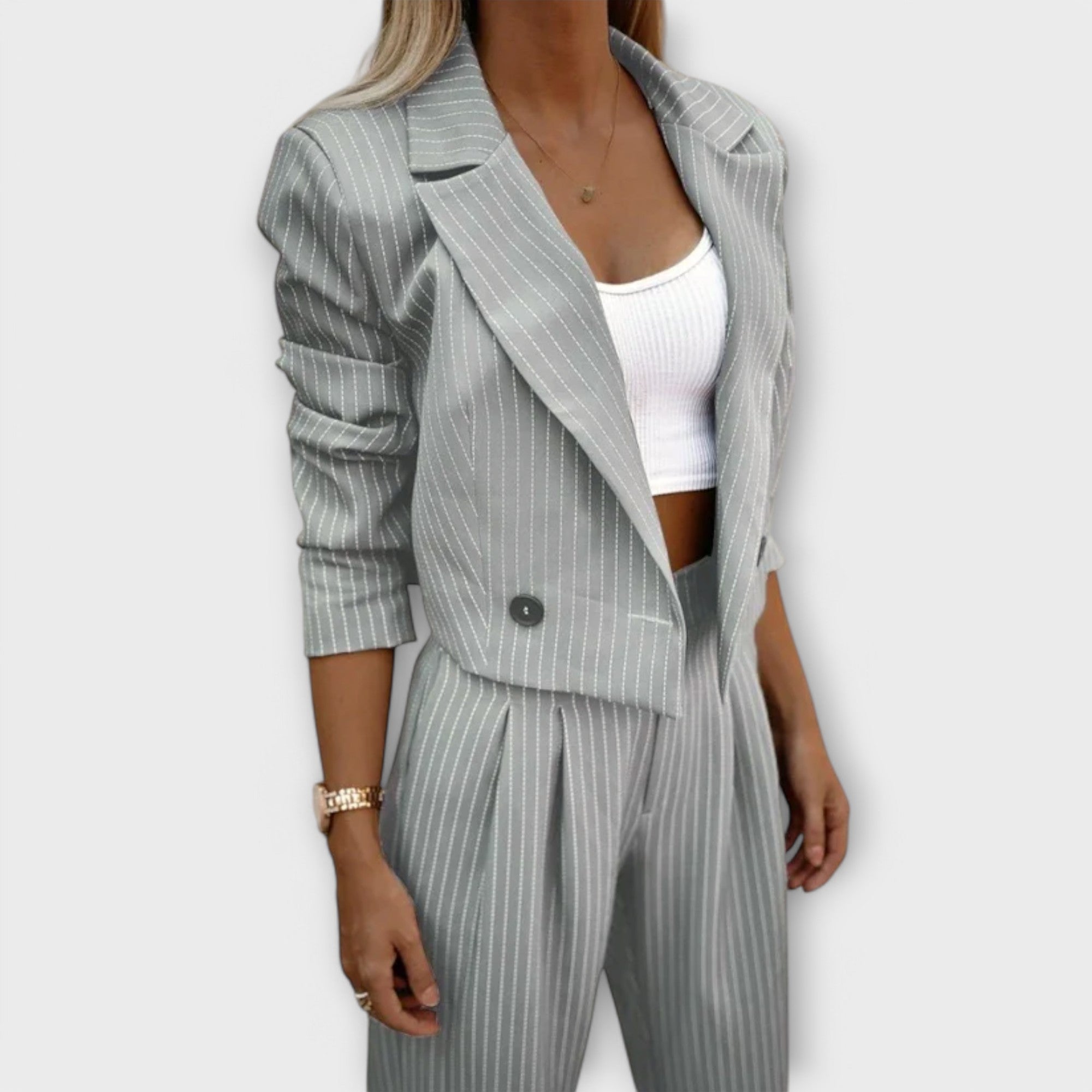 Costume Rayé Femme