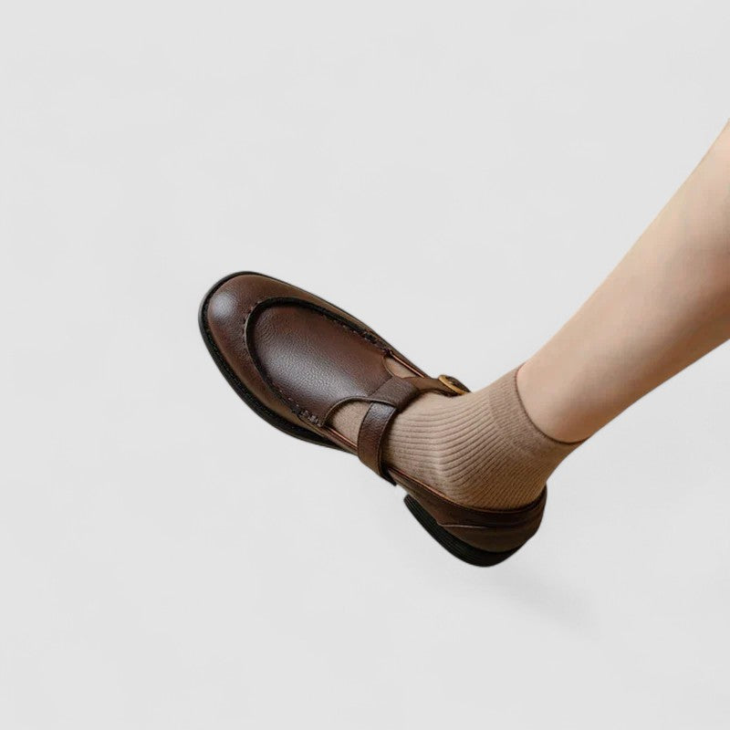 Avery - Chaussures Orthopédiques Mary Jane à Bout Carré