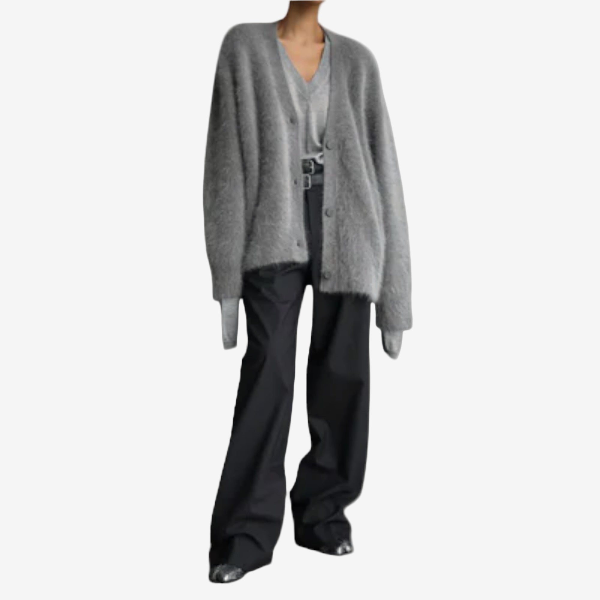 Pull en tricot pelucheux Lilah™