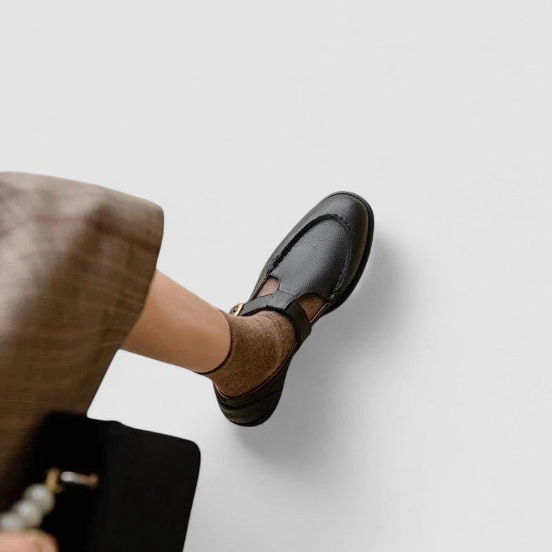 Avery - Chaussures Orthopédiques Mary Jane à Bout Carré