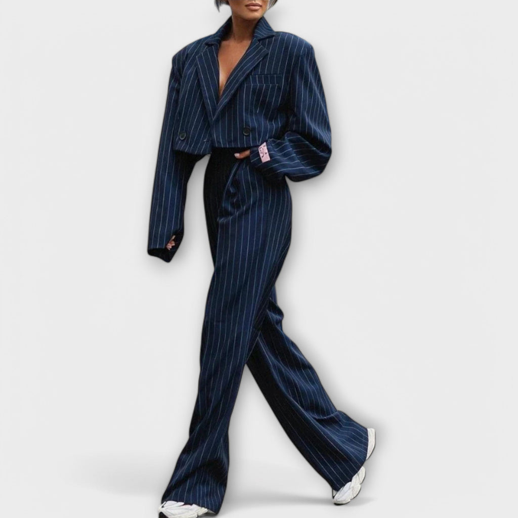 Costume Rayé Femme