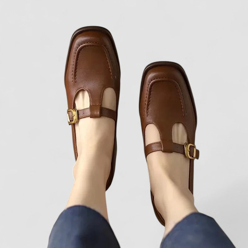 Elizabeth - Chaussures Orthopédiques avec T-Strap Mary Jane