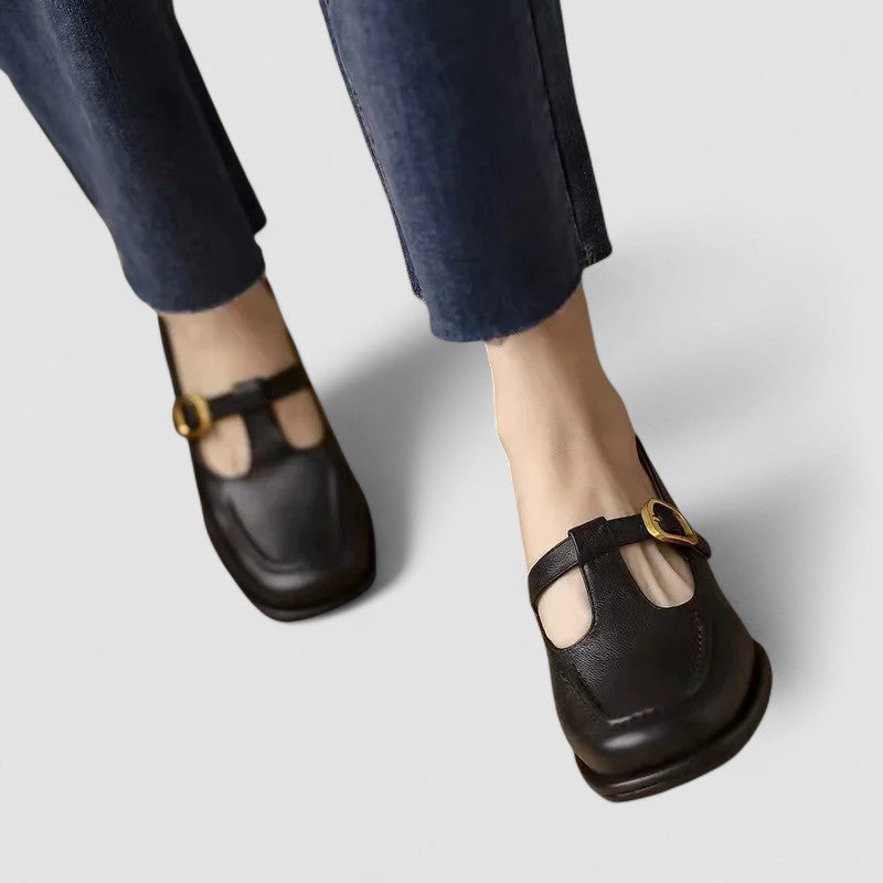 Elizabeth - Chaussures Orthopédiques avec T-Strap Mary Jane