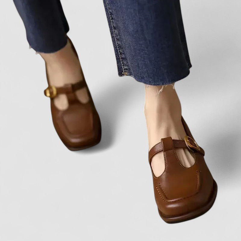 Elizabeth - Chaussures Orthopédiques avec T-Strap Mary Jane