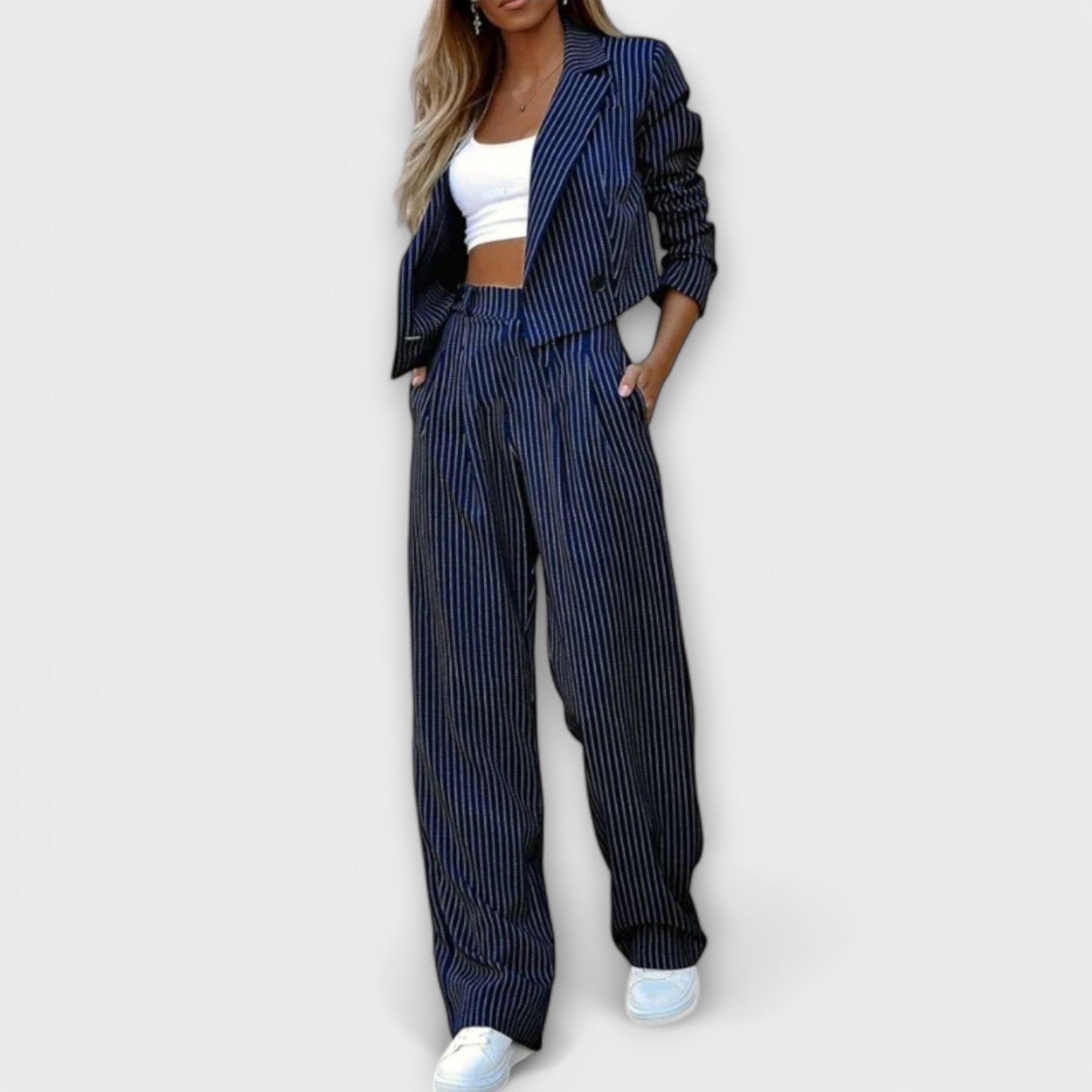 Costume Rayé Femme