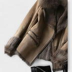 Veste en cuir de mouton