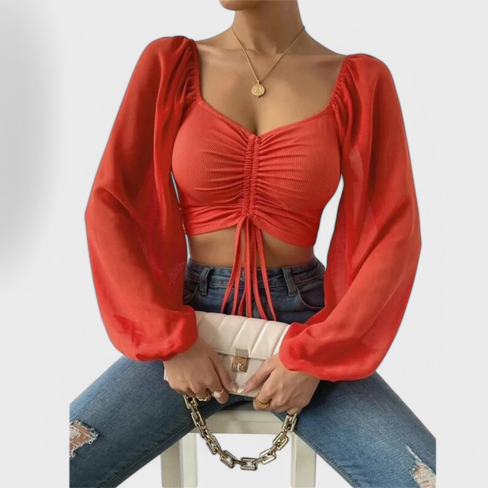 Jacqueline - Blouse de Soirée Polyvalente