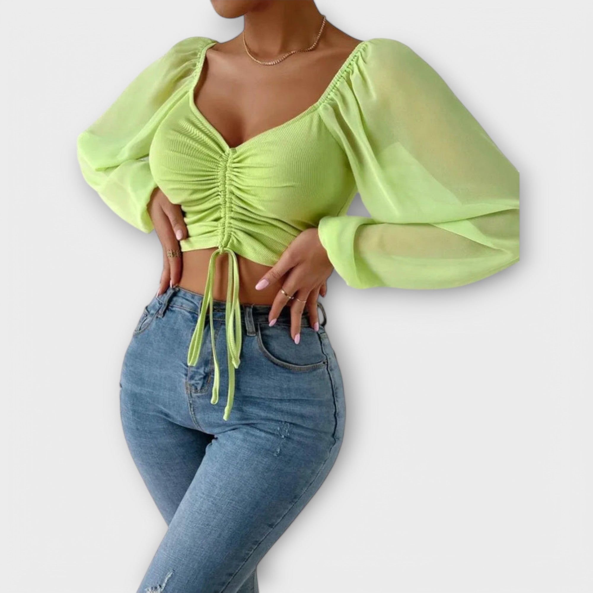 Jacqueline - Blouse de Soirée Polyvalente