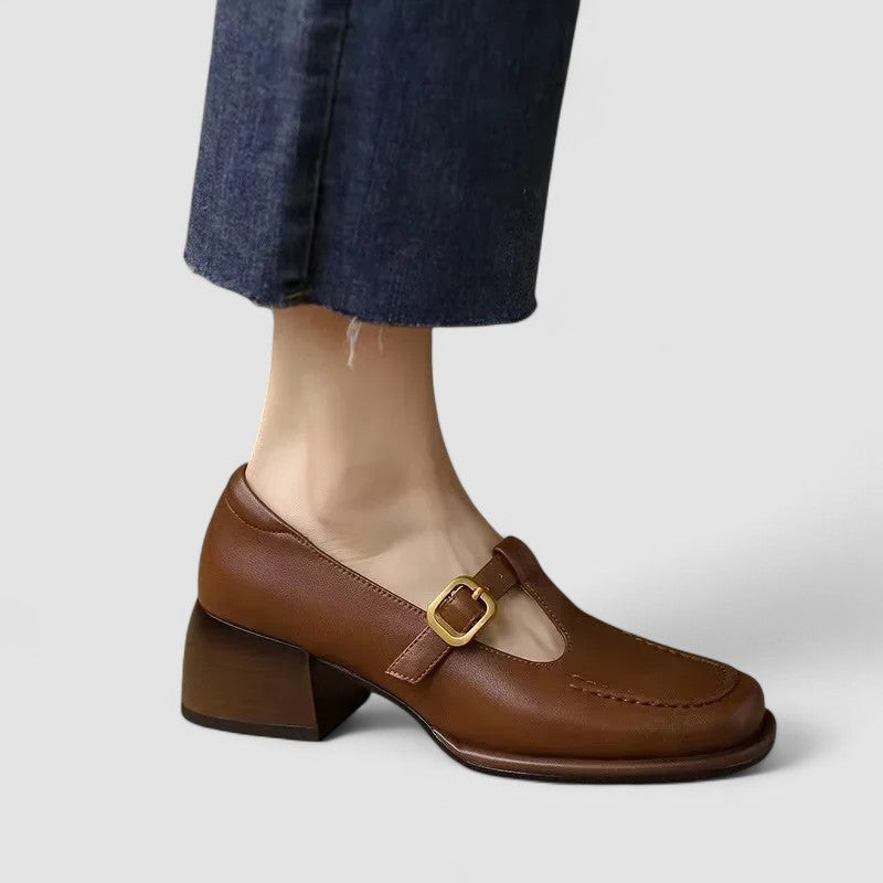 Elizabeth - Chaussures Orthopédiques avec T-Strap Mary Jane